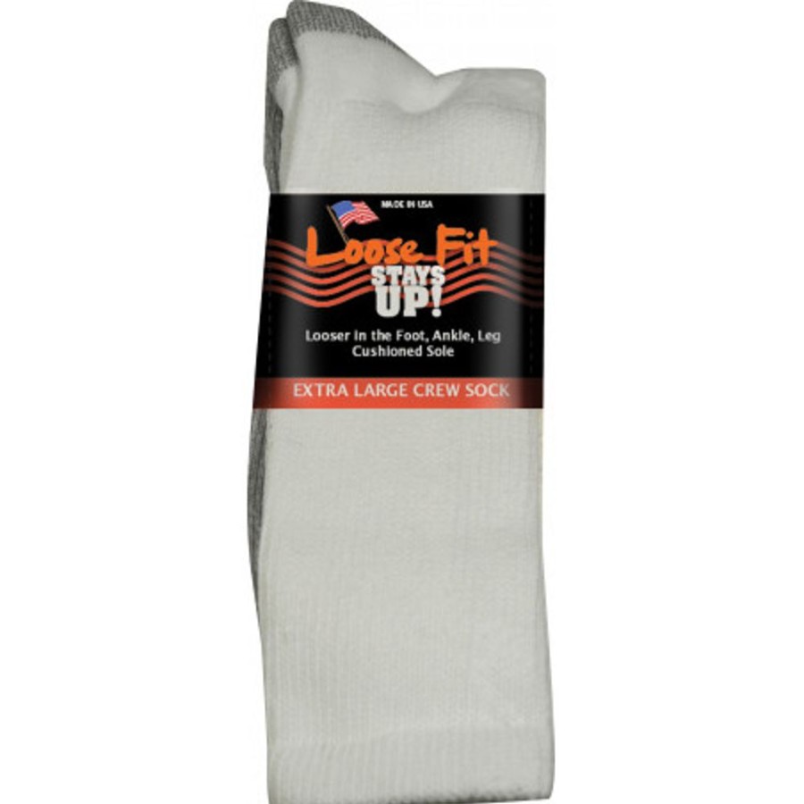 Accessories EXTRA WIDE SOCK | Extra Wide Sock 720 Extra Large White