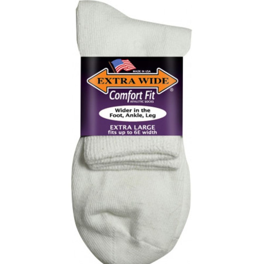 Accessories EXTRA WIDE SOCK | Extra Wide Sock 8650 Extra Large White