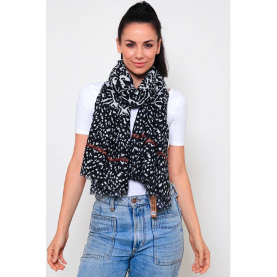 Accessories MONTEU | Monteu S11248 Black Print