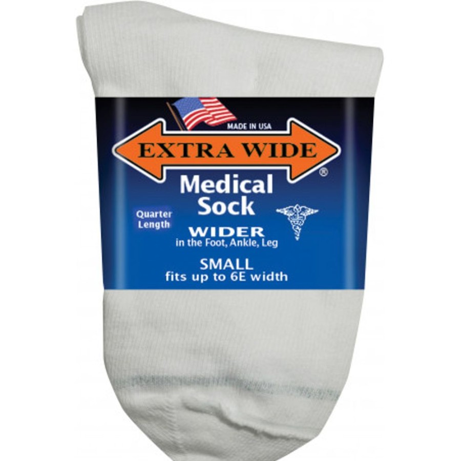 Accessories EXTRA WIDE SOCK | Extra Wide Sock 4820 Small White