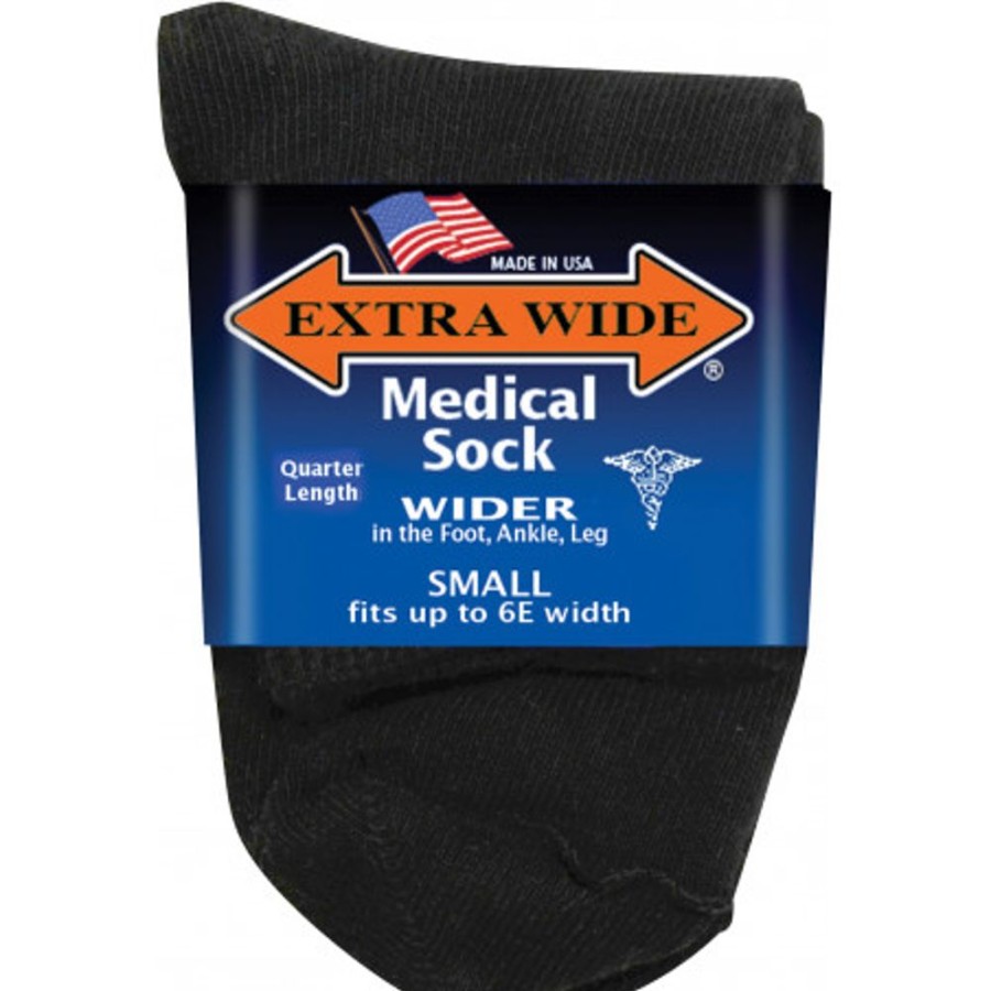 Accessories EXTRA WIDE SOCK | Extra Wide Sock 4821 Small Black