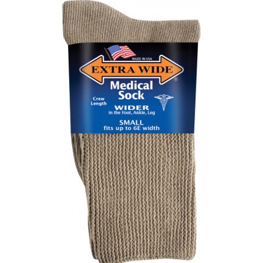 Accessories EXTRA WIDE SOCK | Extra Wide Sock 4853 Small Tan