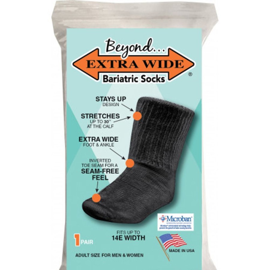 Accessories EXTRA WIDE SOCK | Extra Wide Sock 8951 Black