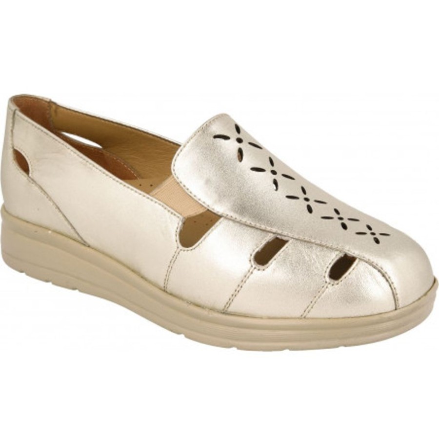 Shoes EASY B | Easy B Henrietta Light Gold