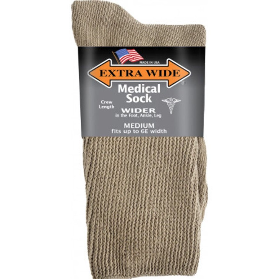 Accessories EXTRA WIDE SOCK | Extra Wide Sock 5853 Medium Tan