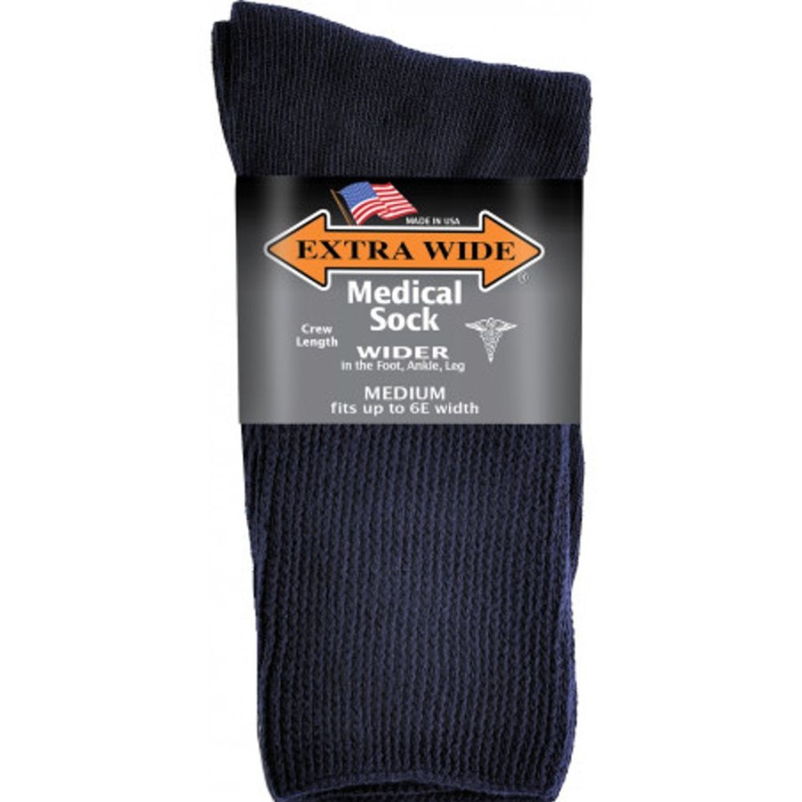 Accessories EXTRA WIDE SOCK | Extra Wide Sock 5852 Medium Navy