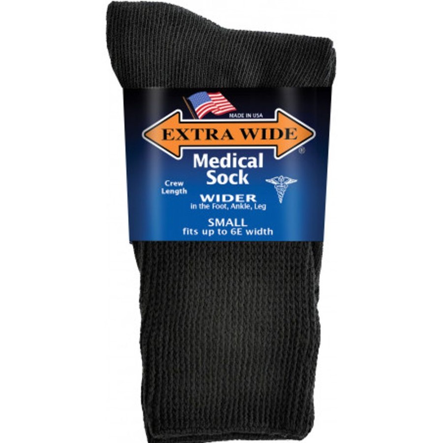 Accessories EXTRA WIDE SOCK | Extra Wide Sock 4851 Small Black