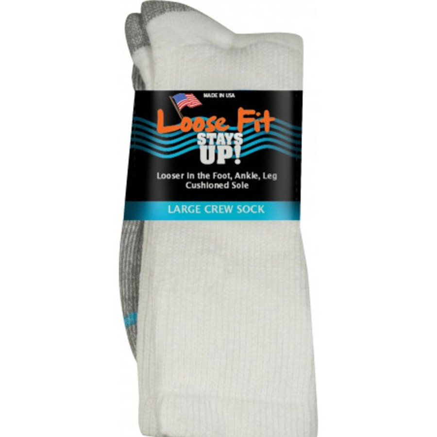 Accessories EXTRA WIDE SOCK | Extra Wide Sock 790 Large White