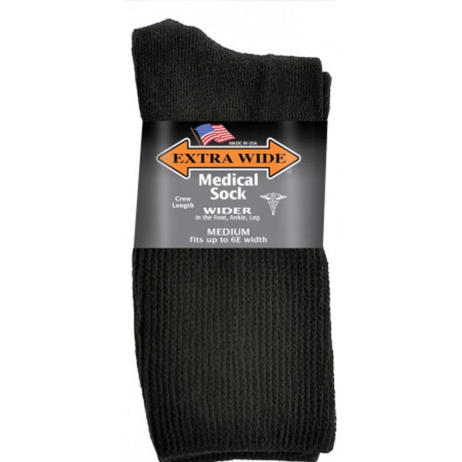 Accessories EXTRA WIDE SOCK | Extra Wide Sock 5851 Medium Black