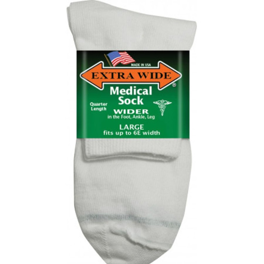 Accessories EXTRA WIDE SOCK | Extra Wide Sock 6920 Large White