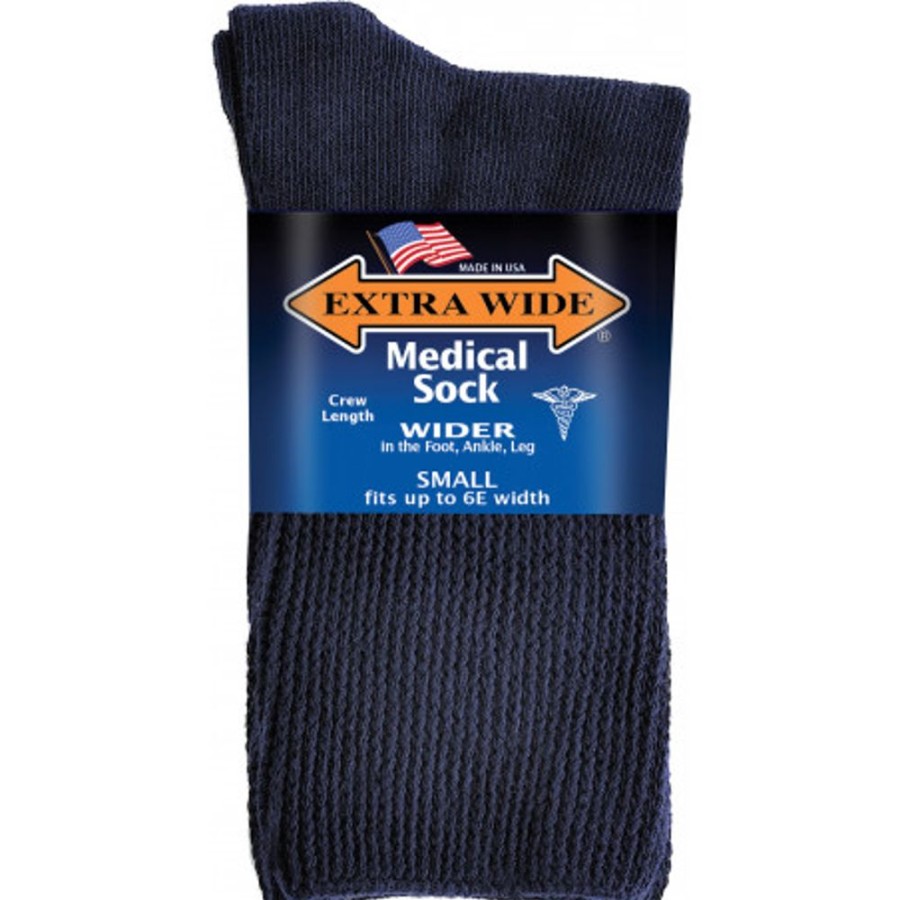 Accessories EXTRA WIDE SOCK | Extra Wide Sock 4852 Small Navy