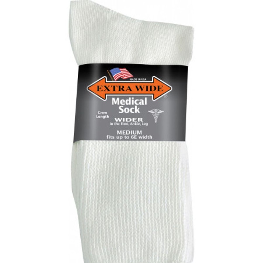 Accessories EXTRA WIDE SOCK | Extra Wide Sock 5850 Medium White